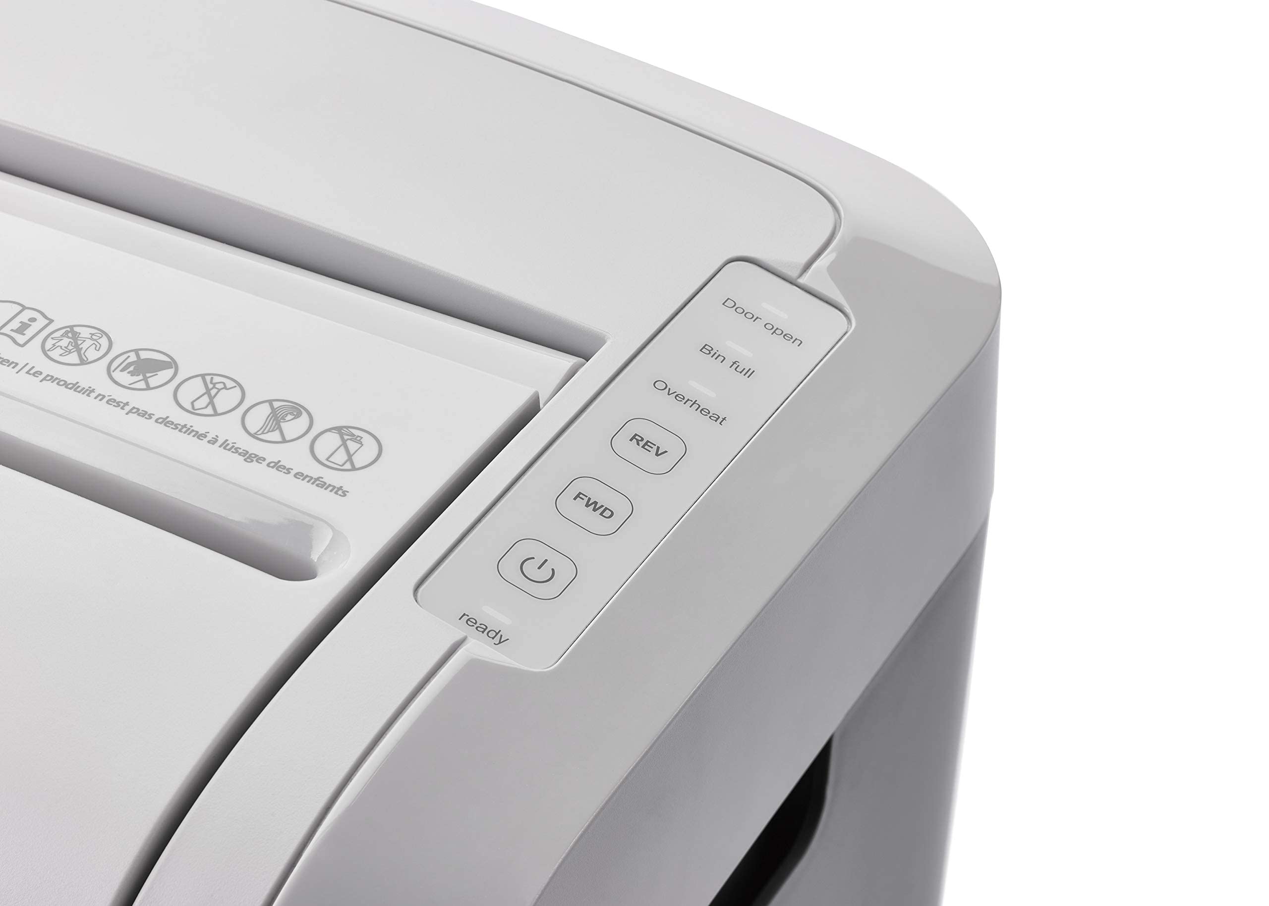 Dahle ShredMATIC 150 - Distruggidocumenti Autofeed (150 fogli, P-4, taglio a particelle, senza olio e manutenzione, alimentatore automatico di carta grigio chiaro/grigio polvere