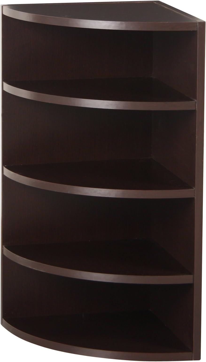 Foremost 328009 Modular Corner Radius Cube Storage System, Espresso