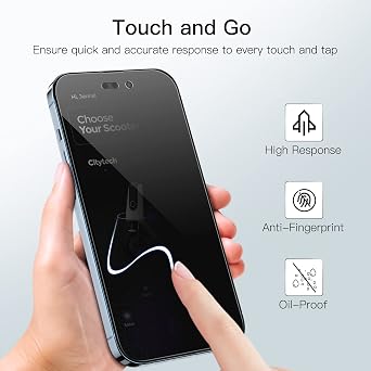 JETech iPhone 14 Pro Privacy Screen 2 Pack