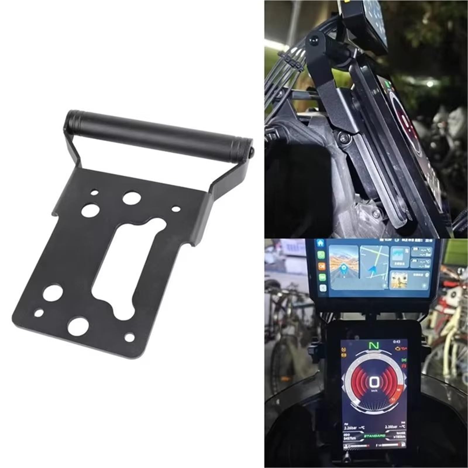 Support de Navigation GPS pour 800MTX 800 pour MT-X 2024 2025 Support d'extension de Guidon de Navigation de Moto Support de Plaque de Navigation GPS