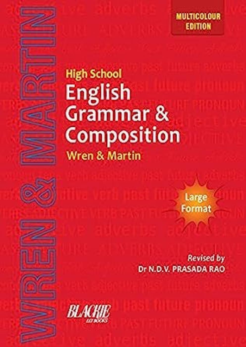 High School English Grammar and Composition Book (Multicolour Edition)