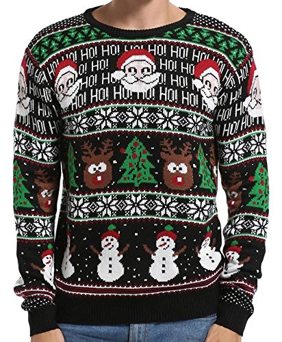 Daisysboutique Mens Holiday Reindeer Snowman Santa Snowflakes