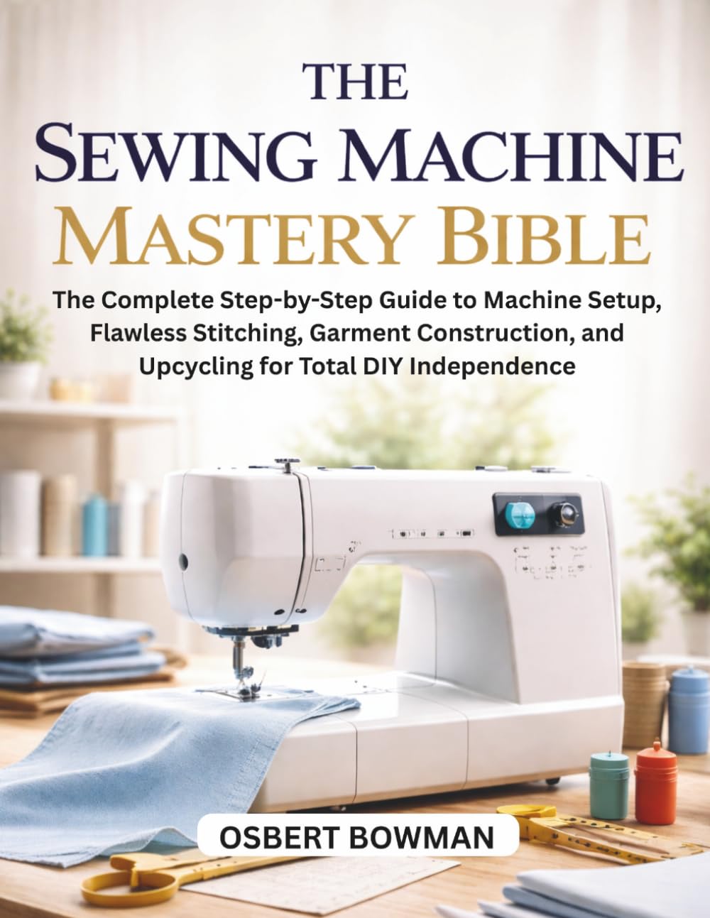 The Sewing Machine Mastery Bible: The Complete Step-by-Step Guide to Machine Setup, Flawless Stitching, Garment Construction, and Upcycling for Total DIY Independence