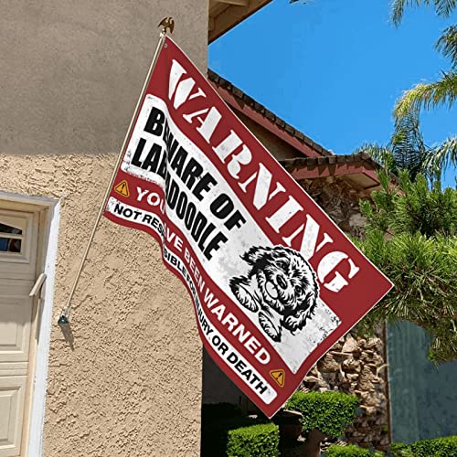 Drapeau Labradoodle grand format pour transformer facilement un mur blanc de chambre - 4