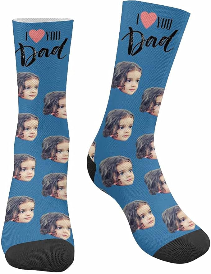 InterestPrint Personalize Your Face on Socks Custom Kids