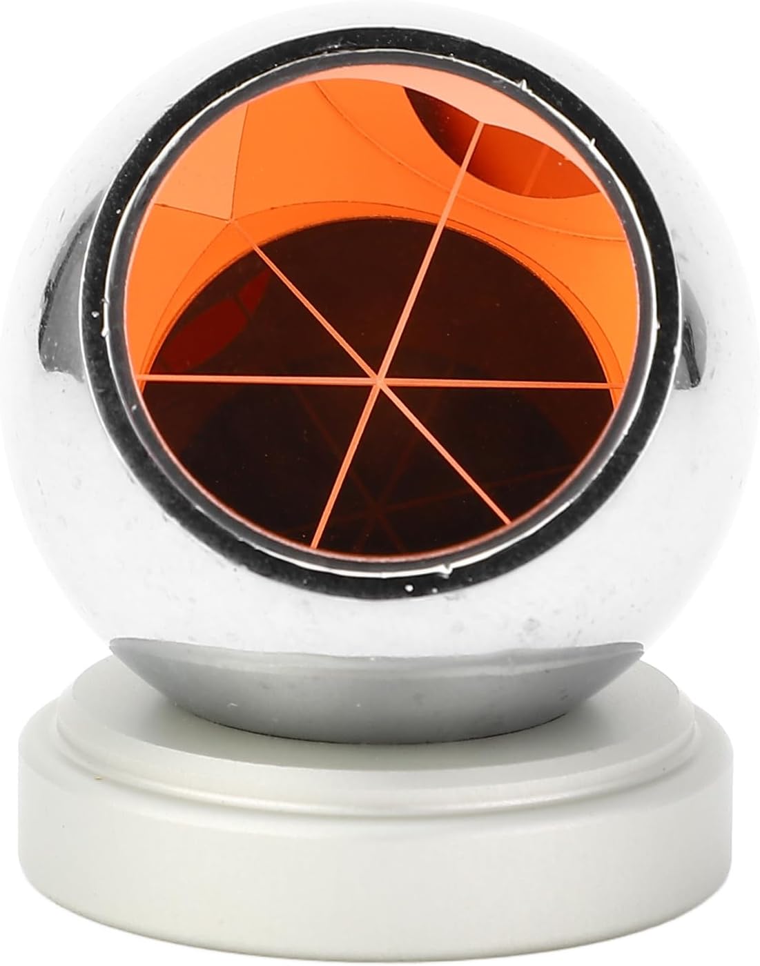 Total Station Prism Ball with Magnetic Base, Potable Total Station Reflective Sphere Ball Prism for Tunnel Bridges Monitoring Land Surveying