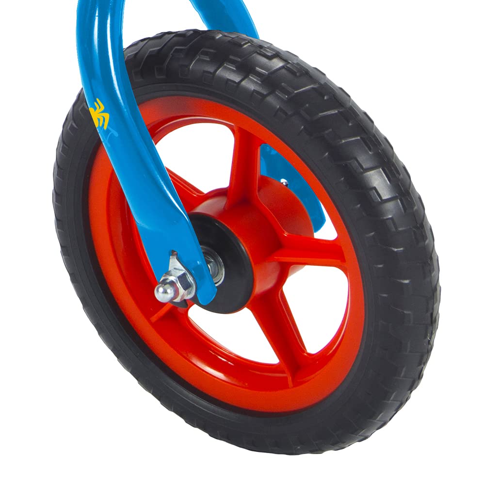 Marvel bicicletta senza pedali Spidey. Bici pedagogica Uomo Ragno. Bici senza pedali piccolo Spiderman. Misura unica. Indicata per bambini di 2-3 anni. Portata max 20kg. Licenza ufficiale Marvel. Blu