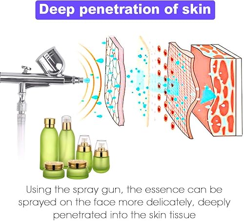 Miniatura 6 de Máquina de microdermoabrasión de diamante con pistola pulverizadora, máquina facial de dermoabrasión, kit profesional de microdermoabrasión,