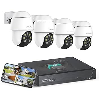 Amazon.co.jp: 【4K800万画素録画機・AI検知・自動追尾】COOAU