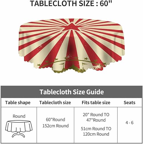 Miniatura 9 de Mantel redondo de dragón chino, diseño de dragones chinos con contornos dorados sobre rojo, para decoración de mesa de comedor, cocina, manteles