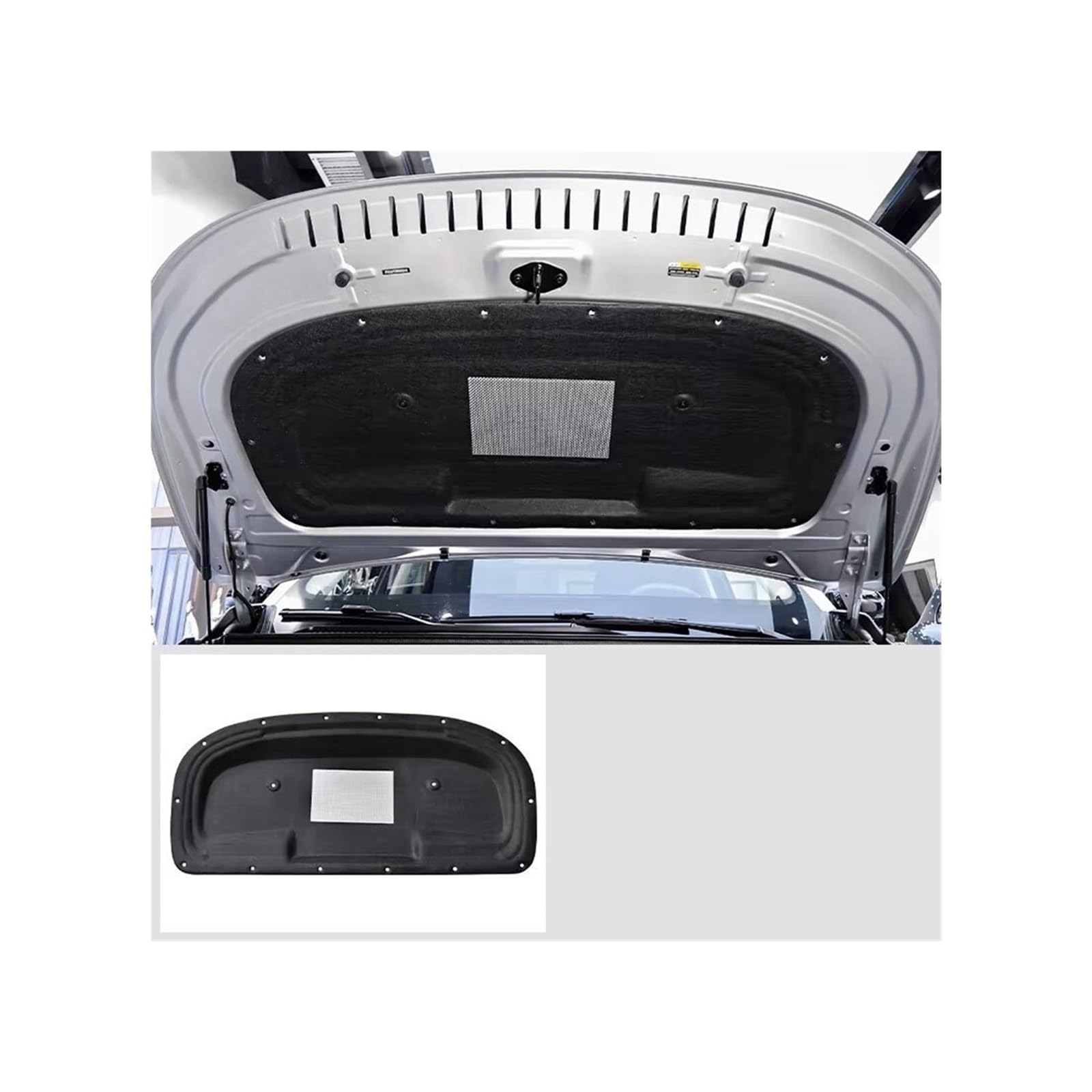 Compatible for Leapmotor C10 2024 2025 Auto Engine Hood Sound Heat Insulation Cotton Soundproofing Cover Car Accessories(A)