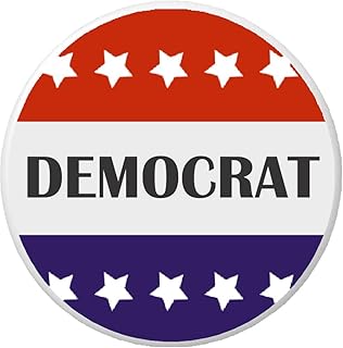 Democrat Stars 1.25â€ Button Pin Campaign Election Democratic Political Party