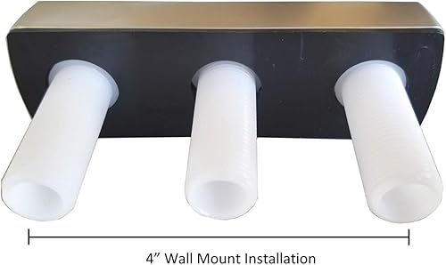 Miniatura 3 de Laguna Brass 3330BZ Mobile Home - Válvula de ducha de dos manijas no metálica de 4 pulgadas, acabado de bronce cepillado