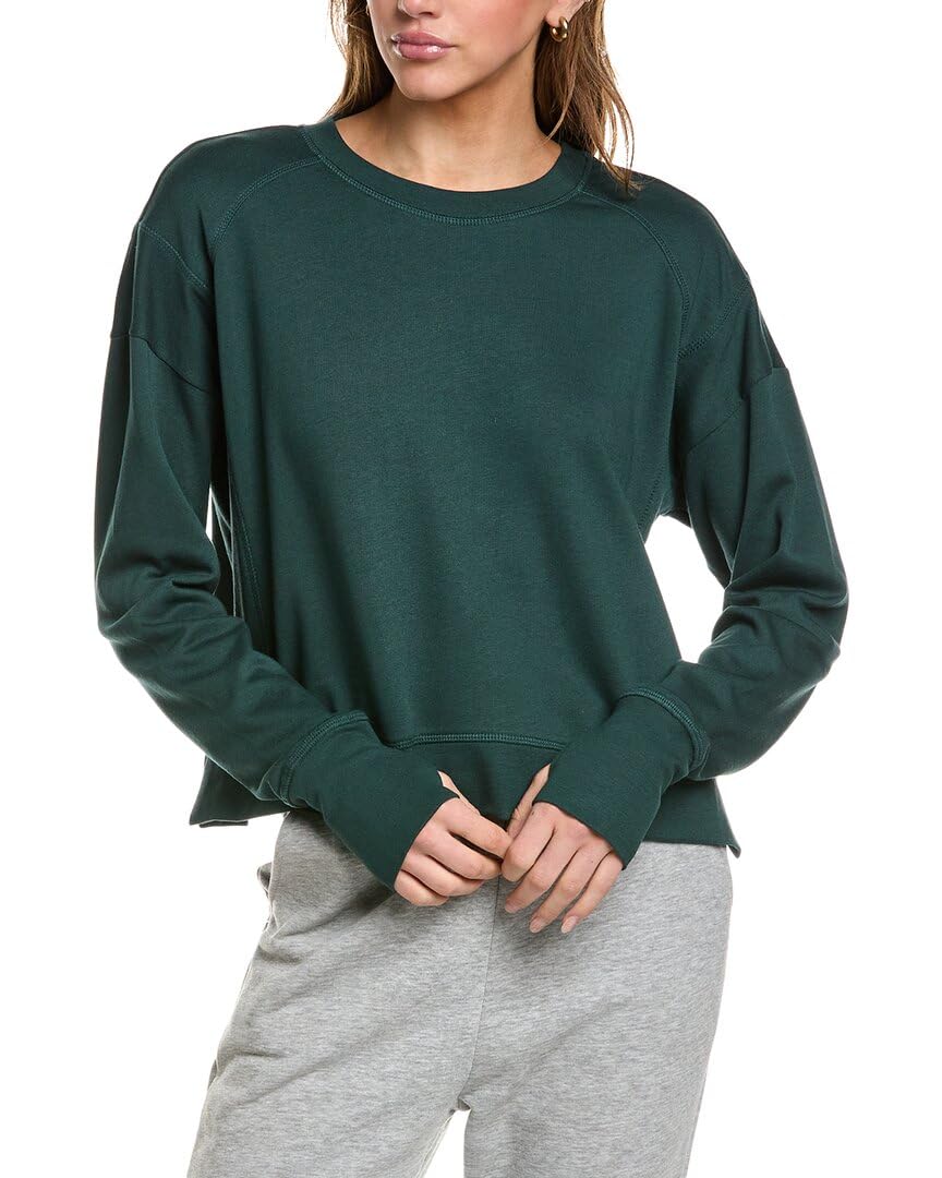 Women's After Class Longline Crewneck With Side Slit Sweatshirt