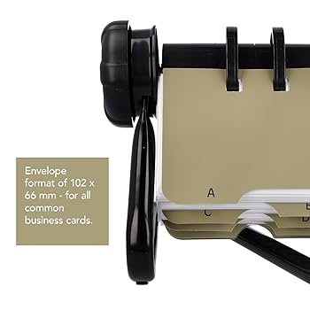 Westcott Rollkartei für Visitenkarten | Rotationskartei mit