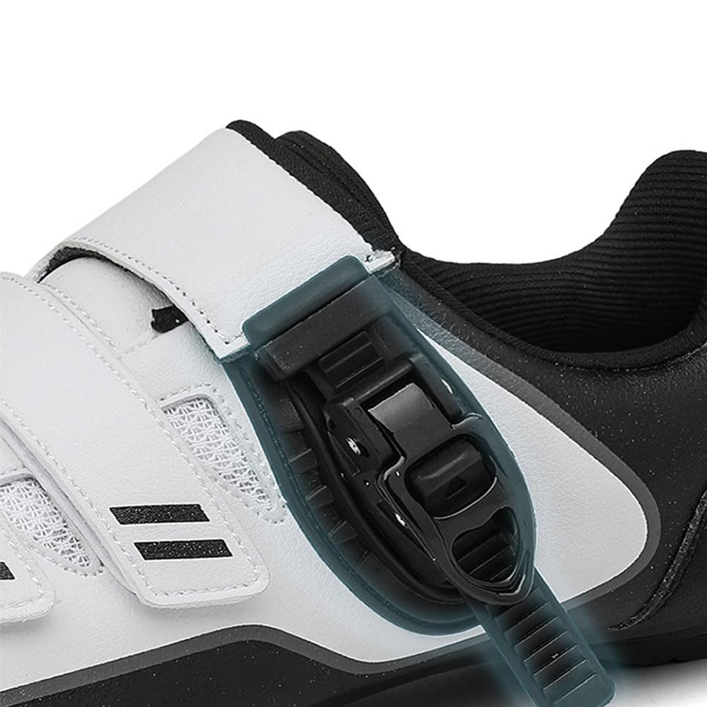 Mateju Chaussures de Cyclisme de Vélo de Route Respirantes de Vélo pour Homme/Femme avec Look SPD-SL Delta Cleats Chaussures Indoor/Outdoor -Modèle T5101