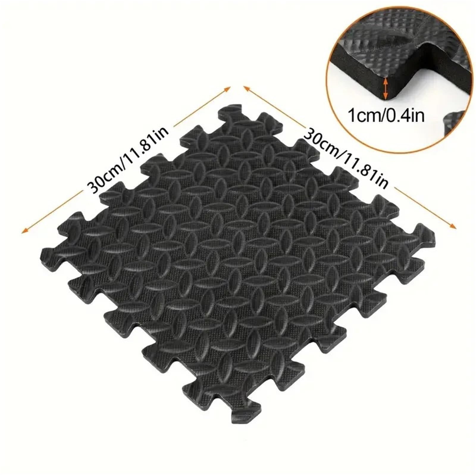 Tappeto Da Fitness A Puzzle Tappetini EVA bifacciali da 20 pezzi, piastrelle antiscivolo ad incastro for attrezzature for yoga e fitness