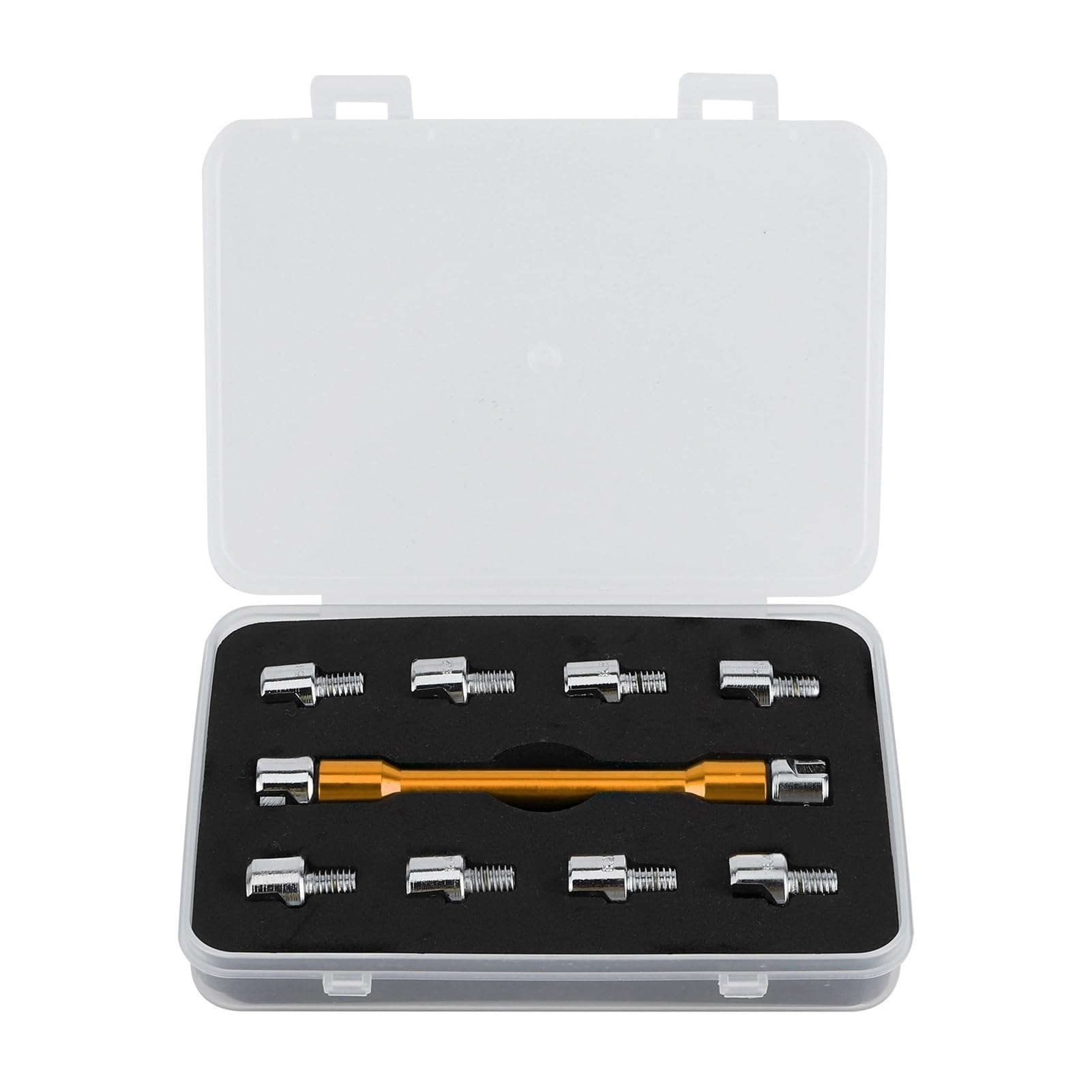 EWsdsfs Motorcycle Spoke Wrench CNC Spanner Set 5.0‑6.8 Length 93mm/3.7in for Most Motorbike Billet Accessories(White)