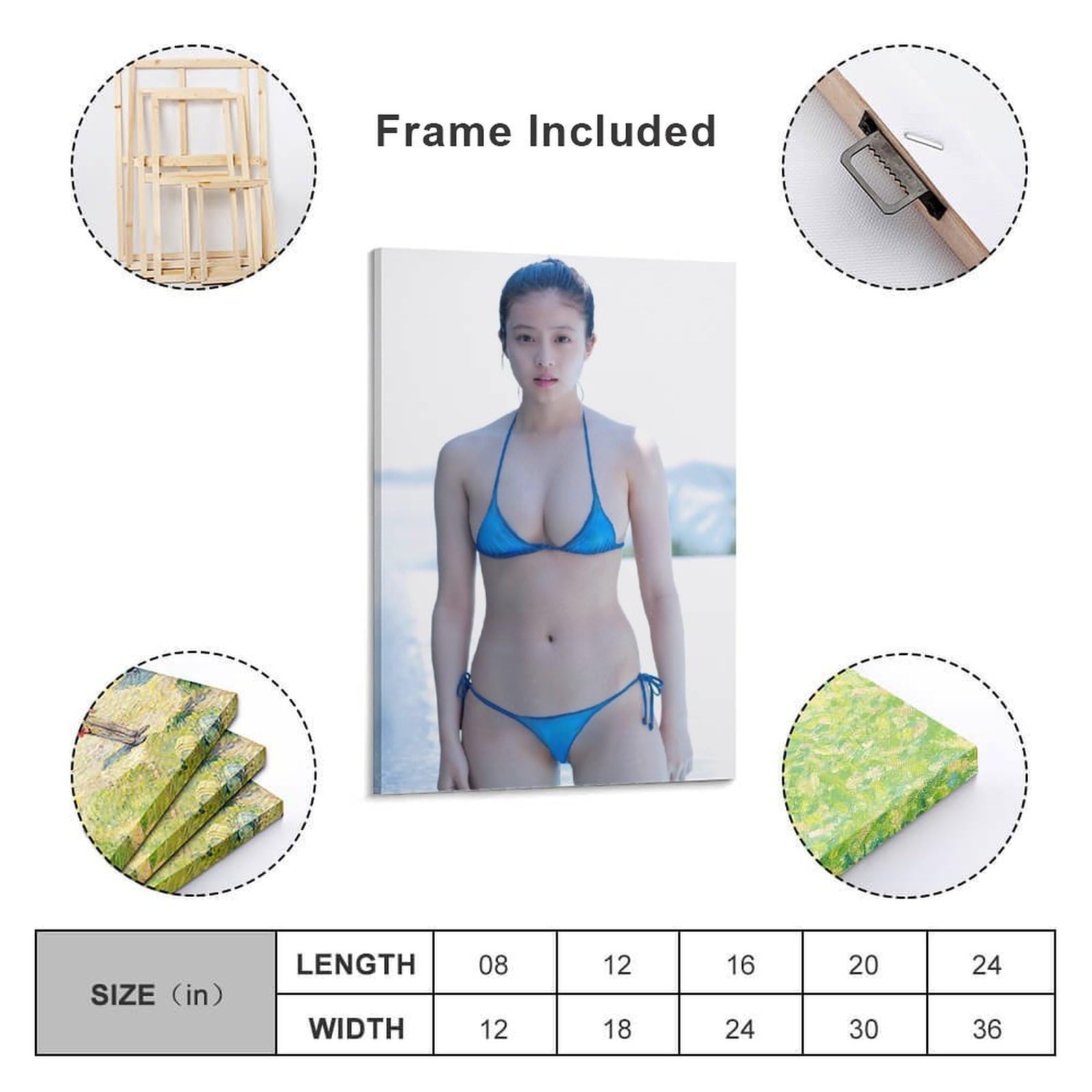 Amazon.co.jp: 今田美桜 アートポスター アートパネル キャンバス