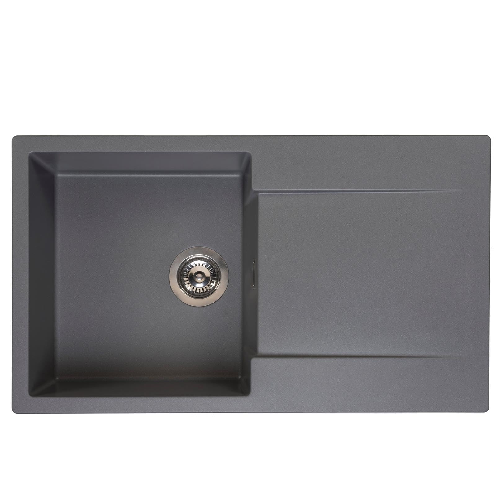 Reginox Amsterdam 10GS 1.0 Bowl Granite Reversible Inset Grey Kitchen Sink