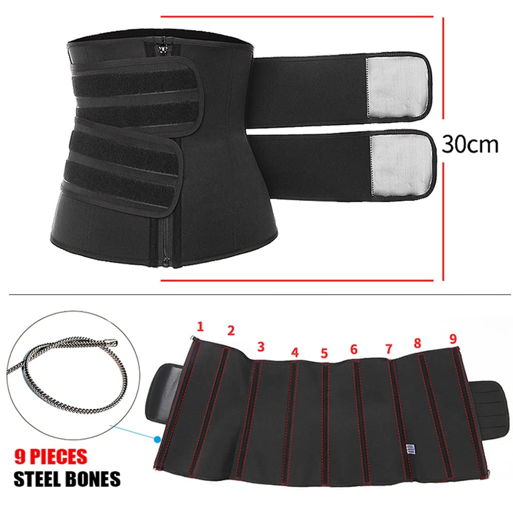 HLTYGWX Frauen Taille Trainer Neopren Körper Gürtel Abnehmen Mantel Bauch Reduzieren Bauch Shapewear Workout Korsett