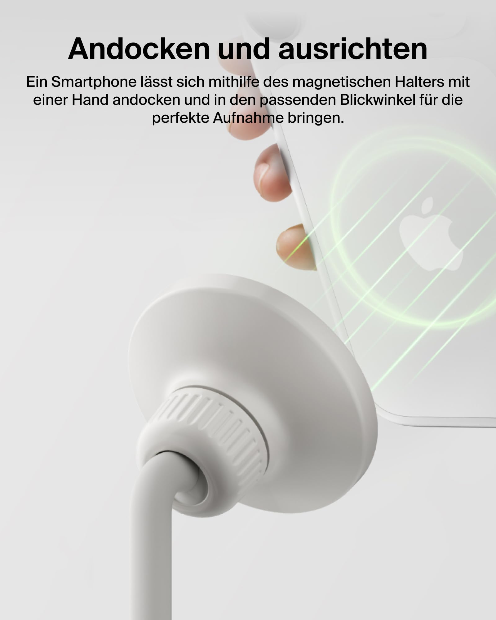 Belkin Stage Creator Kit, Vlogging-Kit, Stativ für Smartphone, magnetische Handyhalterung, Zwei kabellose Mikrofone, Set für Vlogger, für iPhone, Android, TikTok, YouTube, Streaming, Instagram