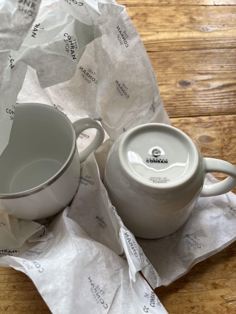 Amazon.co.jp: コンランショップ マグカップ 2個セット THE CONRAN 
