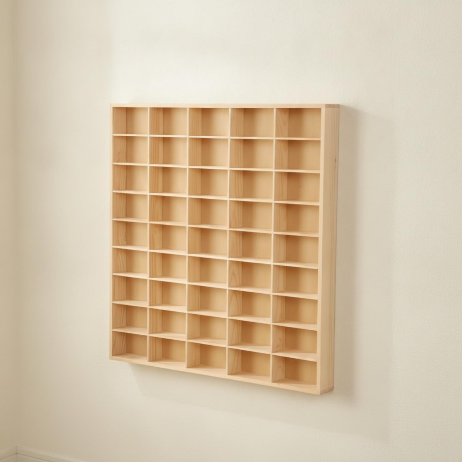 Setzkasten wandmontiert Setzkasten aus naturbelassen setzkasten für, Spielzimmer, 45 Grids