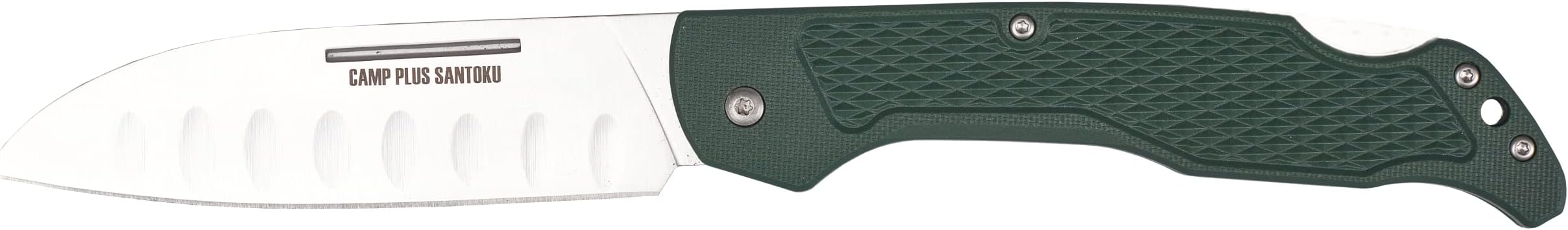 Ontario Knife Company Camp Plus Santoku Folder Trap Clam