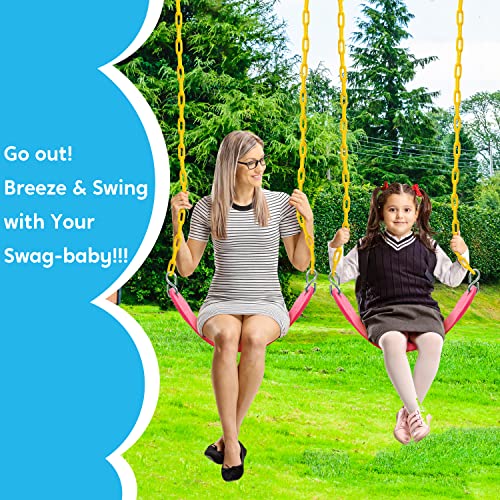 image for TURFEE 2 Packs Heavy Duty Swing Seat, Swing Set Accessories Replacemen