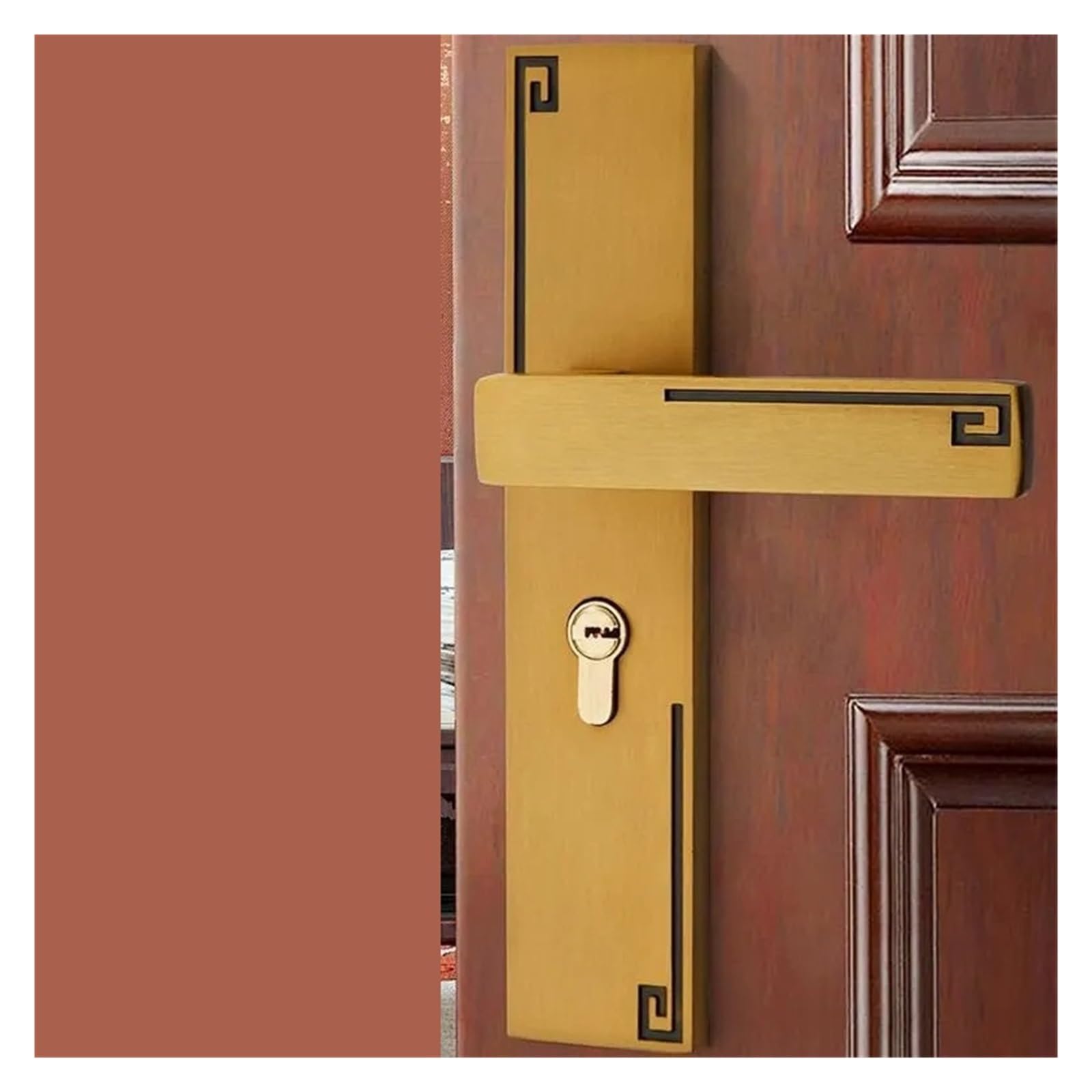 Cerradura silenciosa B_50MM para puerta interior con cierre suave de dormitorio