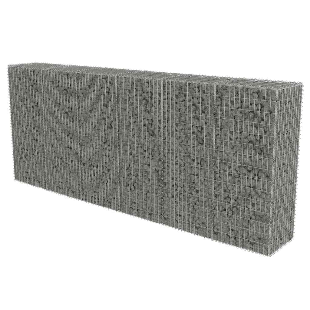 Panier à gabion galvanisé avec couvercle pour mur de gabion stable en architecture premium