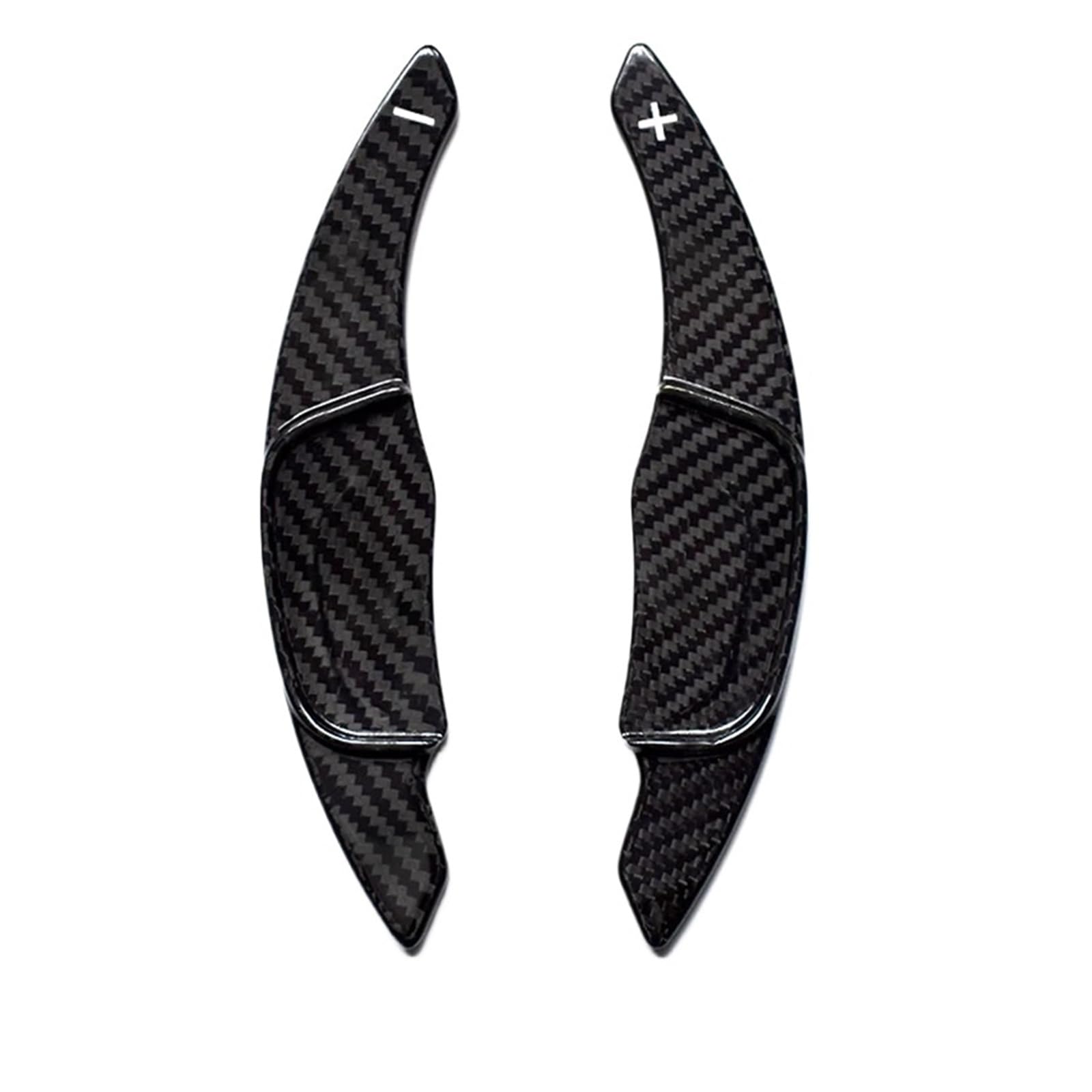Xxiucj Car Paddle Shifter Extensions for VW for Golf7 for MK7 for GTI for GTE for Polo for Scirocco for Sagitar for GLI for GTS Steering Wheel Shift Paddle(Carbon Fiber Black)