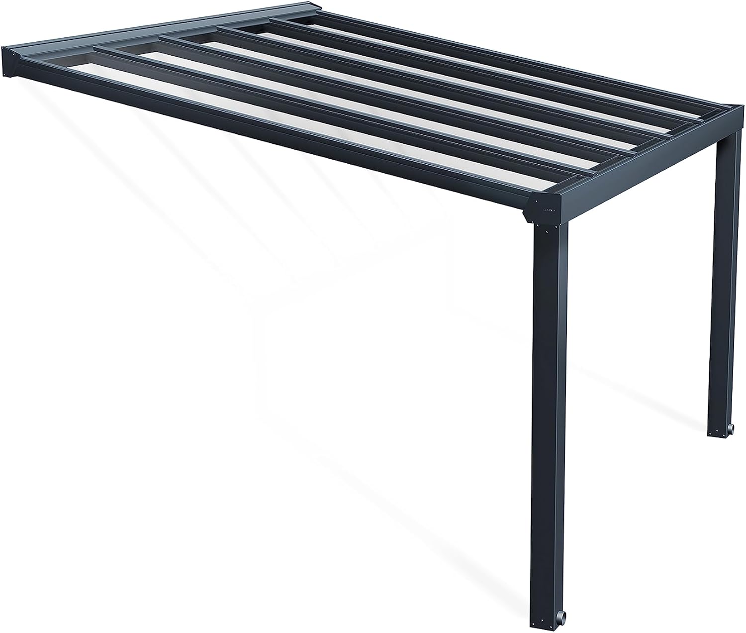 Palram - Canopia Stockholm Patio Cover 11’ x 12’ Gray/Gray Outdoor Canopy Awning for Patio, Waterproof Canopy, Patio Awning, Outside Canopy for Backyard, Outdoor Gazebo with 100% UV Protection