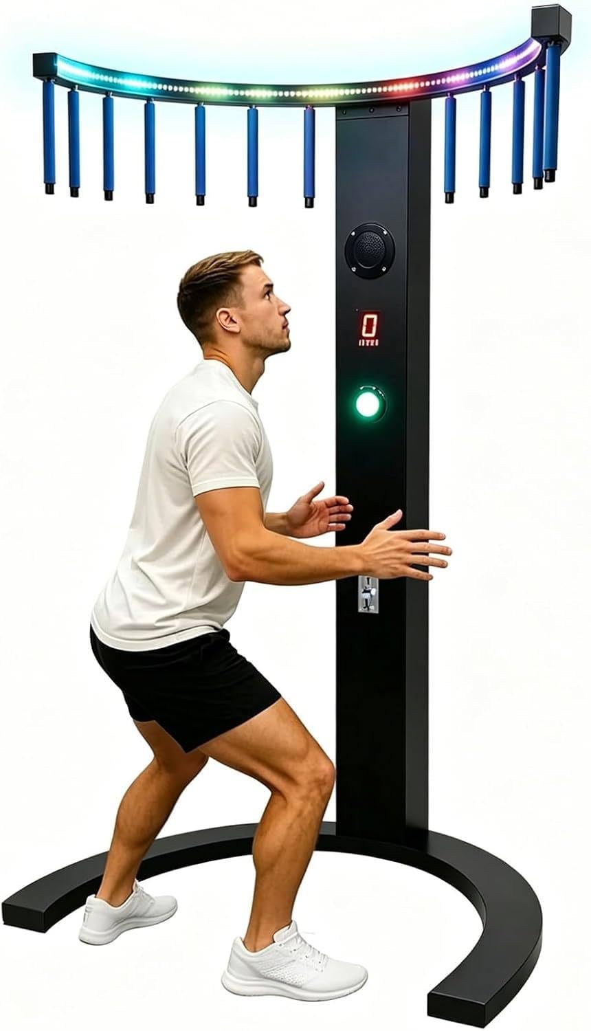 Automat do gry Catch Stick, gra zręcznościowa z 11 pałeczkami, koordynacja ręka-oko, 3 tryby, 10 poziomów prędkości, łatwy demontaż, idealna na imprezy i do gry rodzinnej