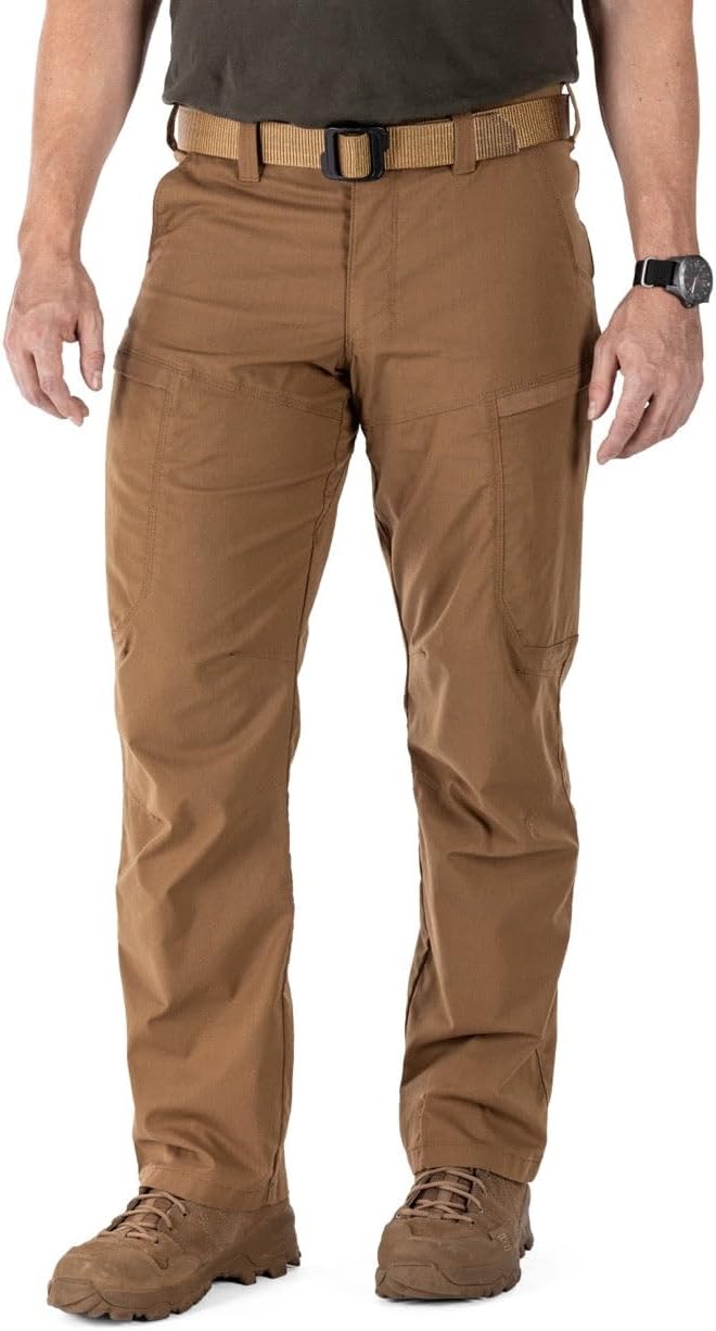 5.11 Tactical Men's Apex Pants, Regular Fit, Gusseted, 10 Pockets, Style 74434ABR, Battle Brown, 40W x 36L - Image 6