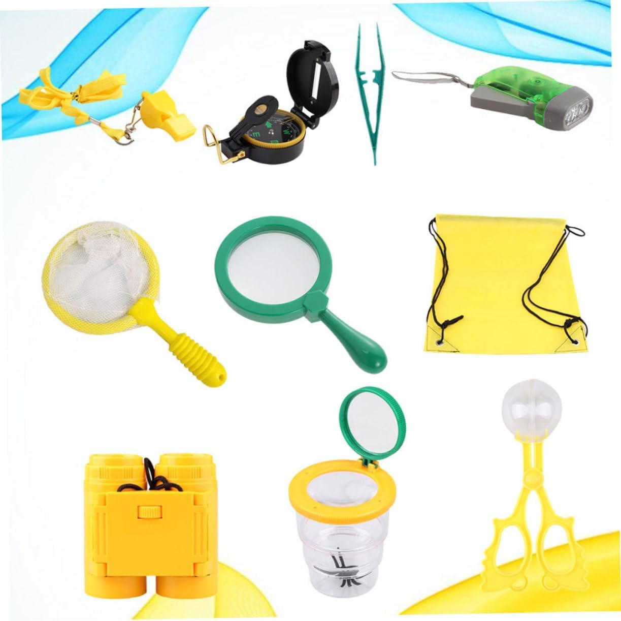 BESPORTBLE 10Pcs Outdoor Observing Kit for Lightweight Wilderness Exploration Tools for Hiking and Educational Fun