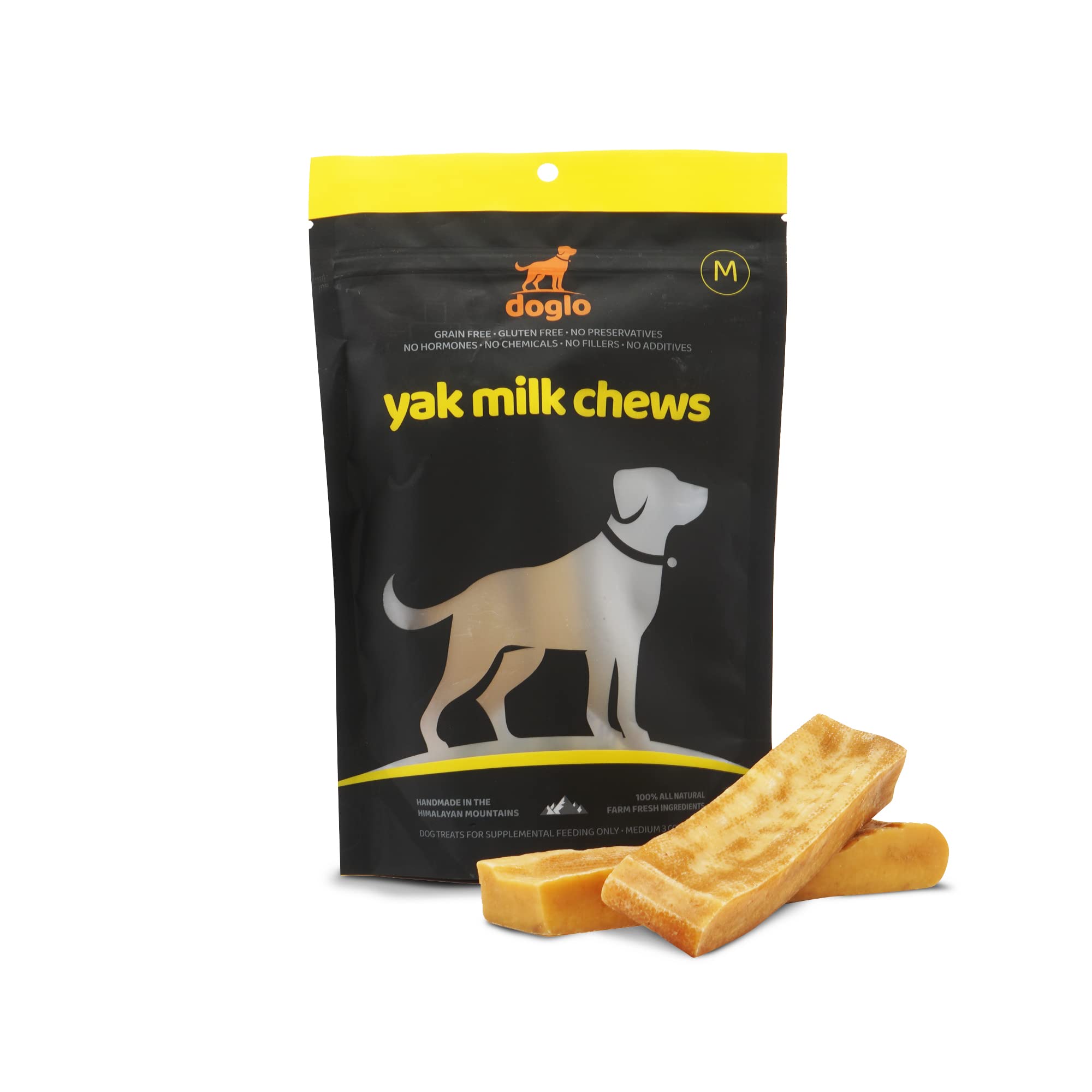 Doglo Yak Cheese Himalayan Dog Chews Long Lasting Yak Chews for Large