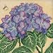 Hydrangea Cross Stitch Kit Mill Hill 2017 Buttons Beads Spring MH141715