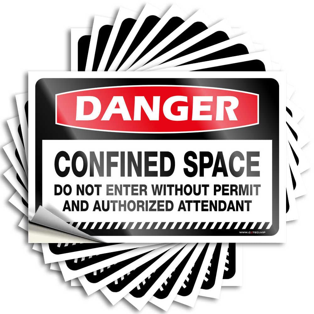 Fzfn Boys Colour Lake House Decorations, Tattoo Funny Water Quote Stickers, Girly No Residue Decals For Luggage | Birthday Party Favor Custom Danger Do Not Enter Without Permit And Authorized(8X12cm)