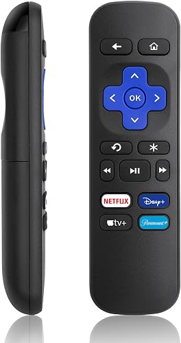 Universal Remote Control Replacement for Roku Box, Express, Premiere, Player, for R0KU 1/2/3/4 (NOT for RokuTV and RokuStick)