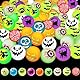 YushengTai 81 Stück Halloween Luminous Flummi Leuchtend, Halloween Flummi Im Dunkeln Leuchtende, Gummiball Hüpfball Springball, Flummis Kindergeburtstag Hüpfball für Party Mitgebel Spielzeug Geschenk