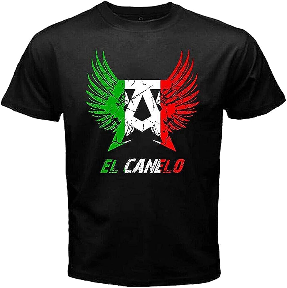 Bcxjwpykr Men's Black Canelo Tshirt Canelo Alvarez Boxing Boxing Team