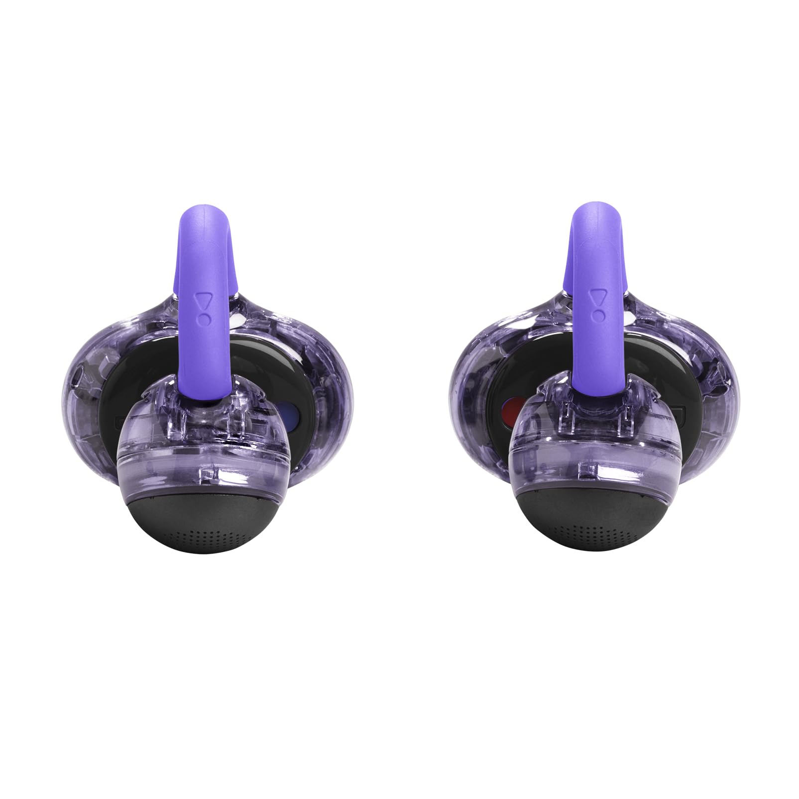 JBL Soundgear Clips, True Wireless Słuchawki, Ghost Purple | Otwartej Konstrukcji, SonicArc Design, do 32 Godzin Działania, Odporne na Wodę i Kurz IP54, Technologia JBL OpenSound