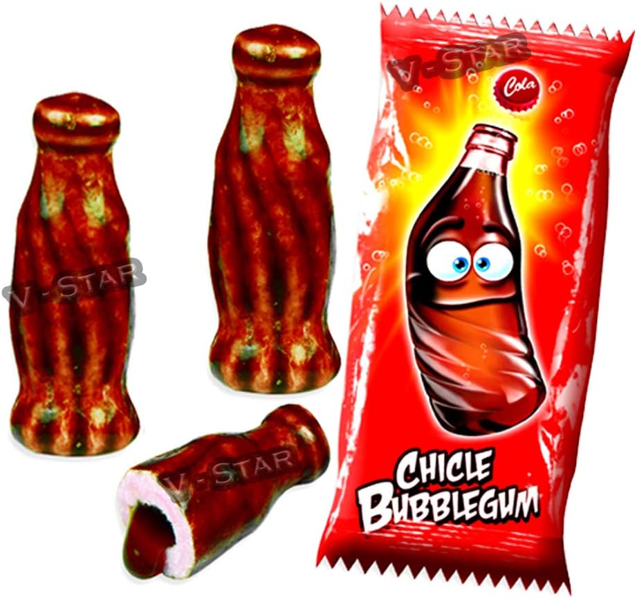 FINI COLA Bottles Liquid Filled Bubblegum Retro Sweets & Candy (50)