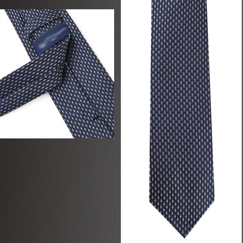Men's Business Formal Dot Shirt Suit Accessory Tie Hand Tied