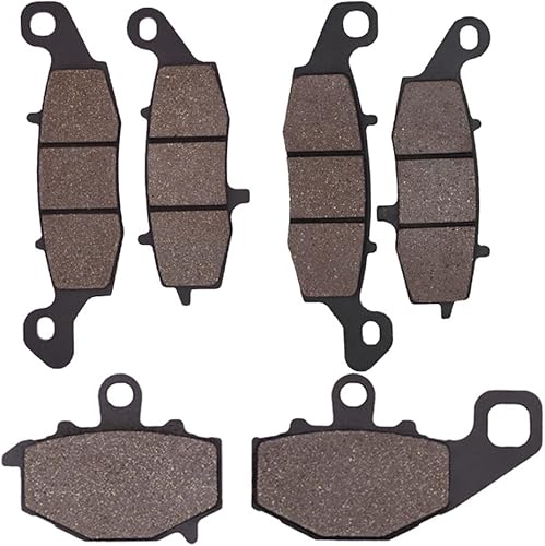 Cyleto Pastillas de freno delanteras y traseras para Kawasaki KLE650 KLE 650 Versys 650 2007 2008 2009 2010 2011 2012 2013 2014