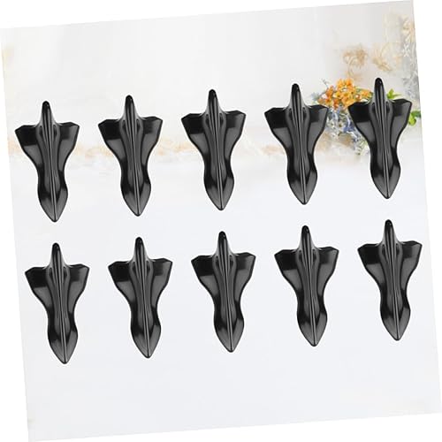 Miniatura 4 de Vaguelly 10 piezas de aleta de coche aletas de tiburón aletas de coche Antena de coche Aleta de antena de coche Aleta decorativa de techo de