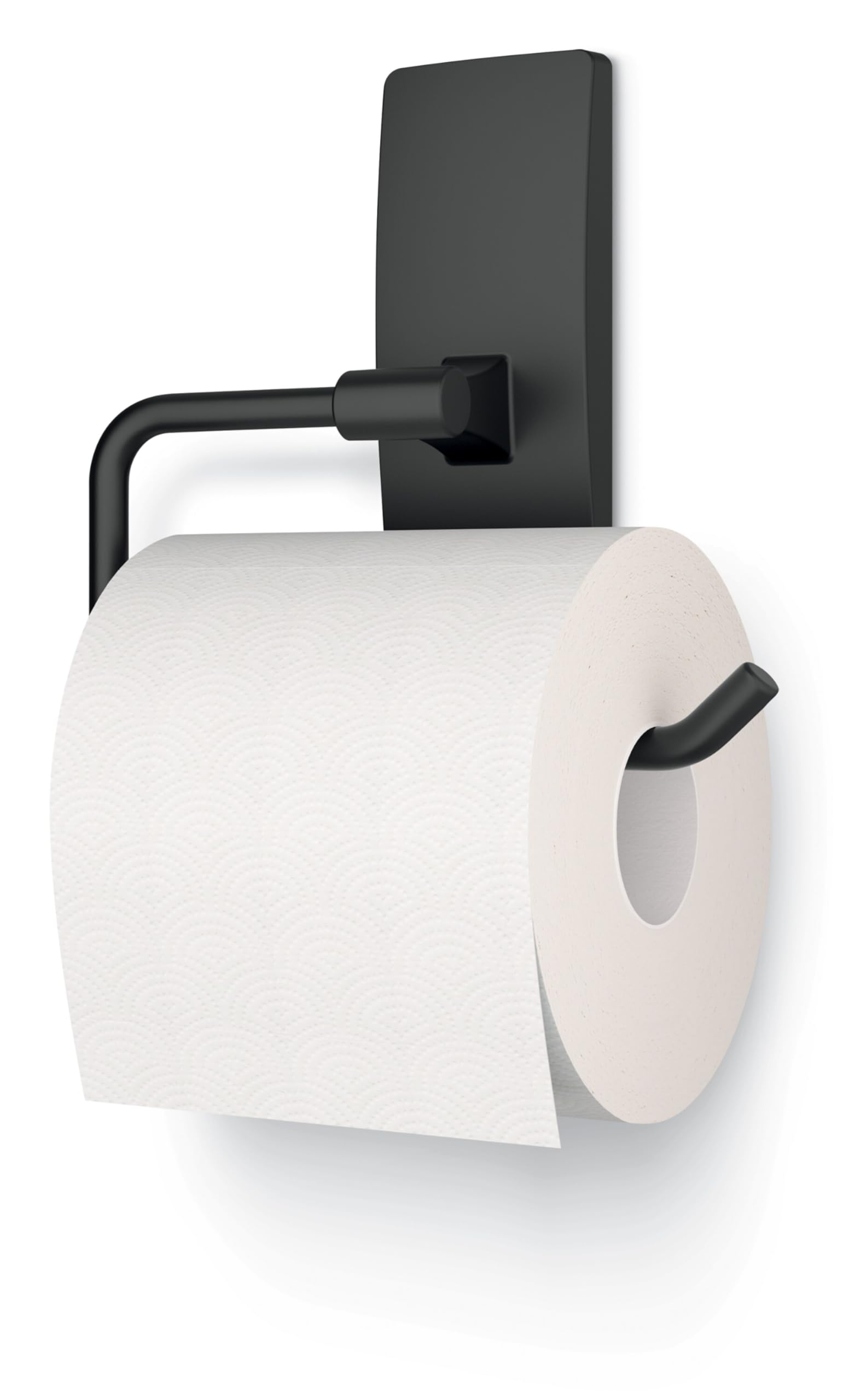 Command Toilet Paper Holder, Matte Black, 1 Holder, 2 Strips — Amazon image 5