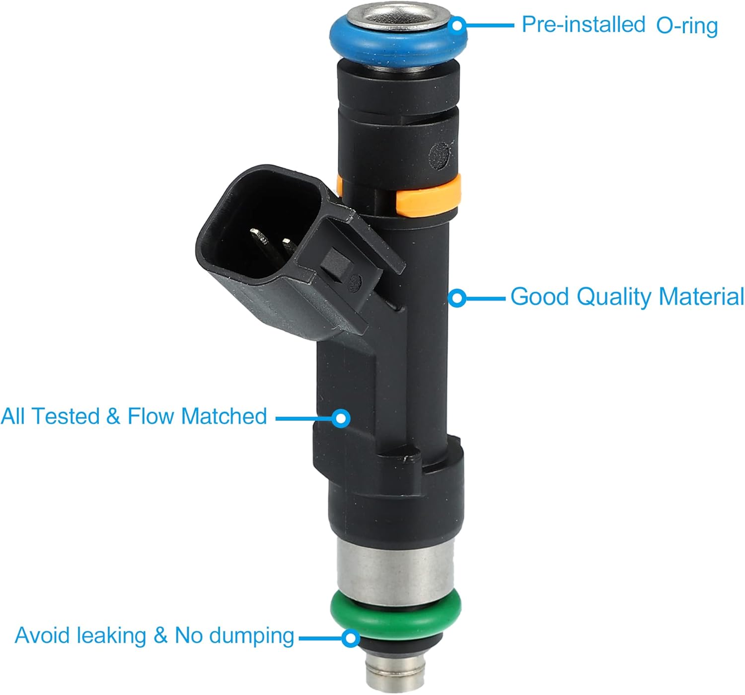 AUTOHAUX 4pcs L3G513250 Fuel Injector for Mazda MX-5 Miata 2006-2015 & Mazda 3, 5, 6 Models